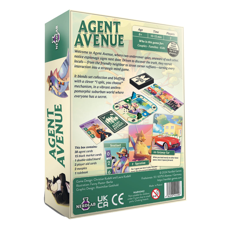 Agent Avenue Card Game Asmodee USA agent-avenue-card-game-asmodee-usa