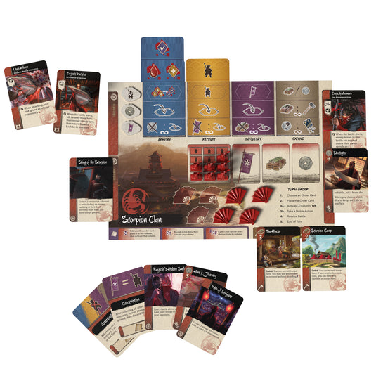 Gunsen: The Battle for Toshi Ranbo game cards.