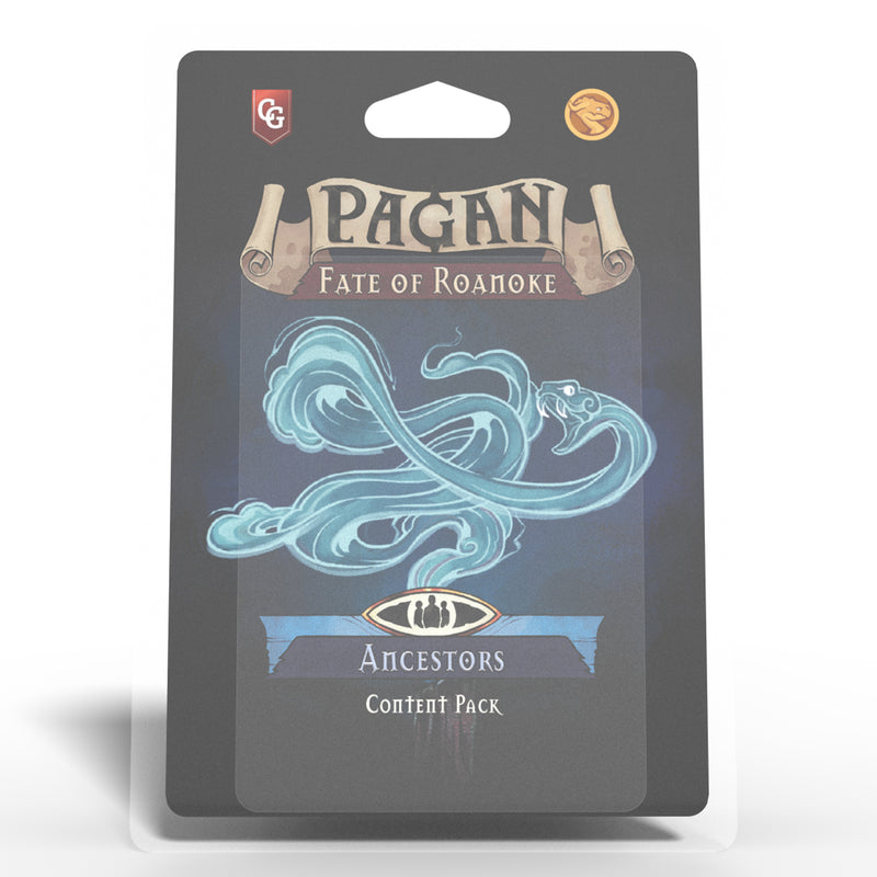 Load image into Gallery viewer, Pagan: Ancestors - Content Pack #4 - front of packaging with art of snake. 
