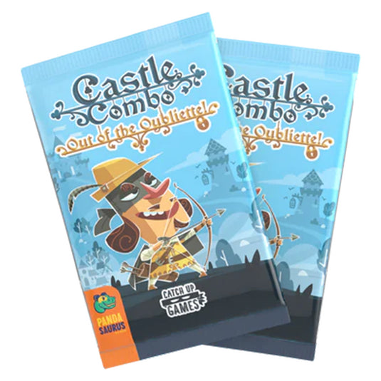 Castle Combo - Out of The Oubliette Card Pack - Front of packaging featuring illustration of character with bow and arrow.