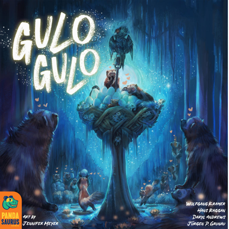 Load image into Gallery viewer, Gulo Gulo board game front of box with fantasy style art.
