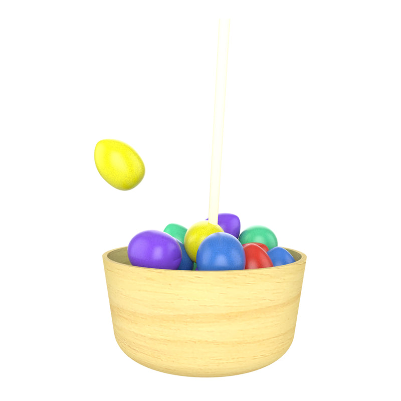 Load image into Gallery viewer, Gulo Gulo board game components including egg nest and eggs.
