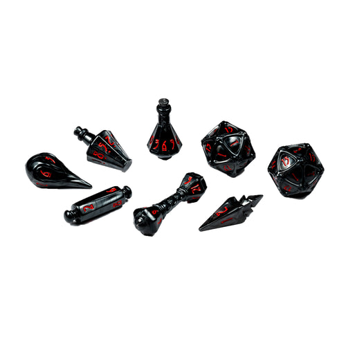 PolyHero Wizard 8 Dice Set Shadow