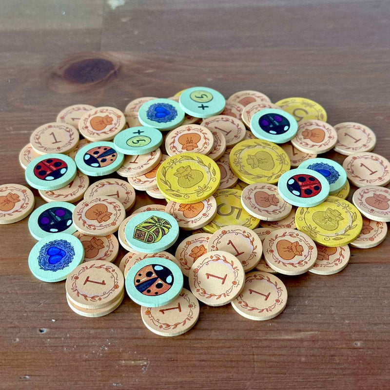 Load image into Gallery viewer, A Wild Venture - Wooden Tokens
