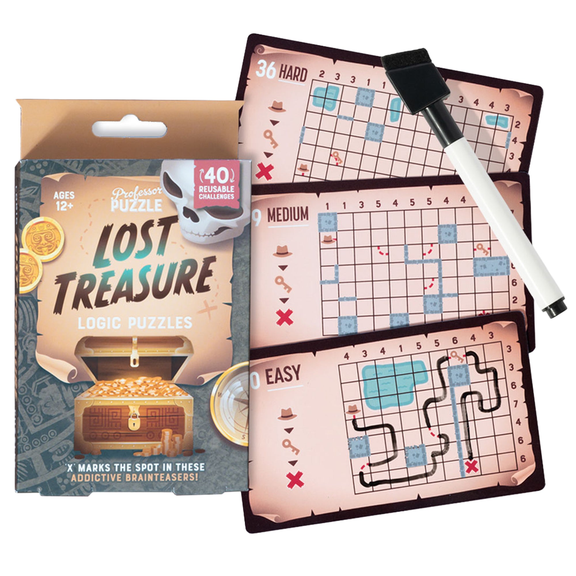 Lost Treasure Puzzle Game – Asmodee USA