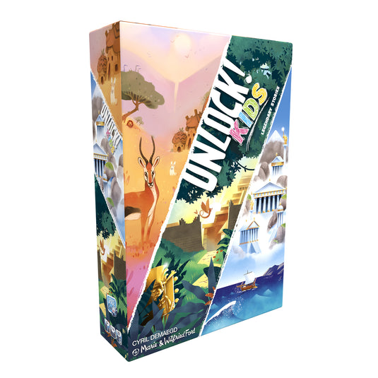 Unlock Kids 2: Stories From The Past — Escape Room Card Game For Ages 6+, 1-4 Players, 20 Min Playtime, No App Needed