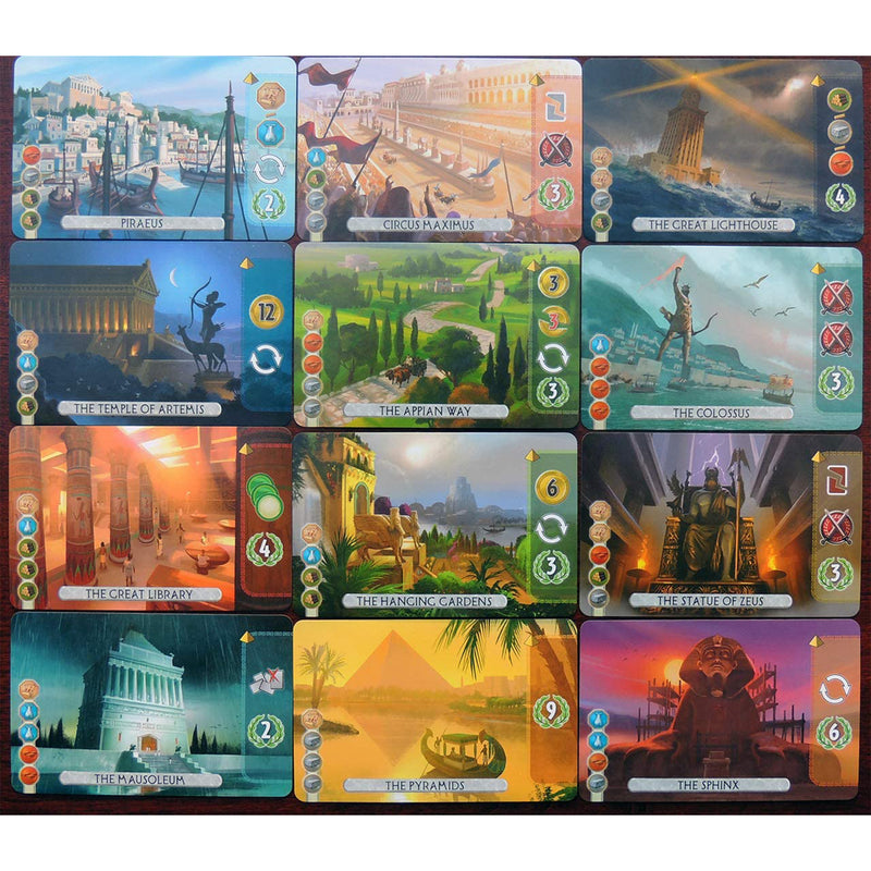 Asmodee Gioco da tavolo 7 Wonders Duel Versione spagnola Multicolor| Kidinn Asmodee Gioco da tavolo 7 Wonders Duel Versione spagnola Multicolor| Kidinn