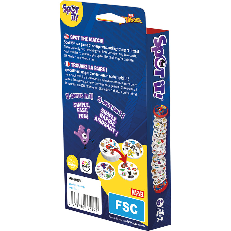 Load image into Gallery viewer, Spot It! Spider-Man Eco Blister
