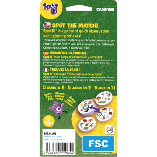 Spot It! Camping (Eco Blister)