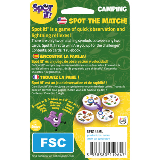 Spot it! Camping (Pocket Eco) ML