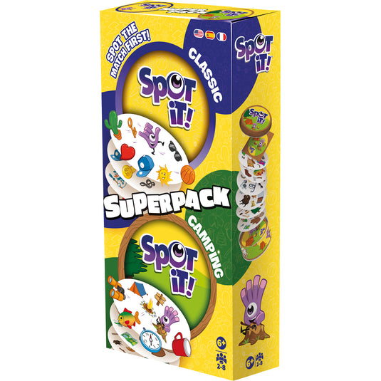 Spot It! Super Pack (Eco Bigbox) Classic + Camping