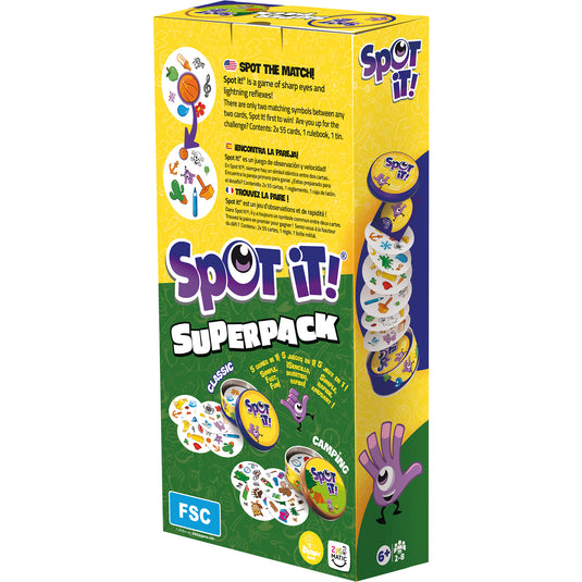 Spot It! Super Pack (Eco Bigbox) Classic + Camping