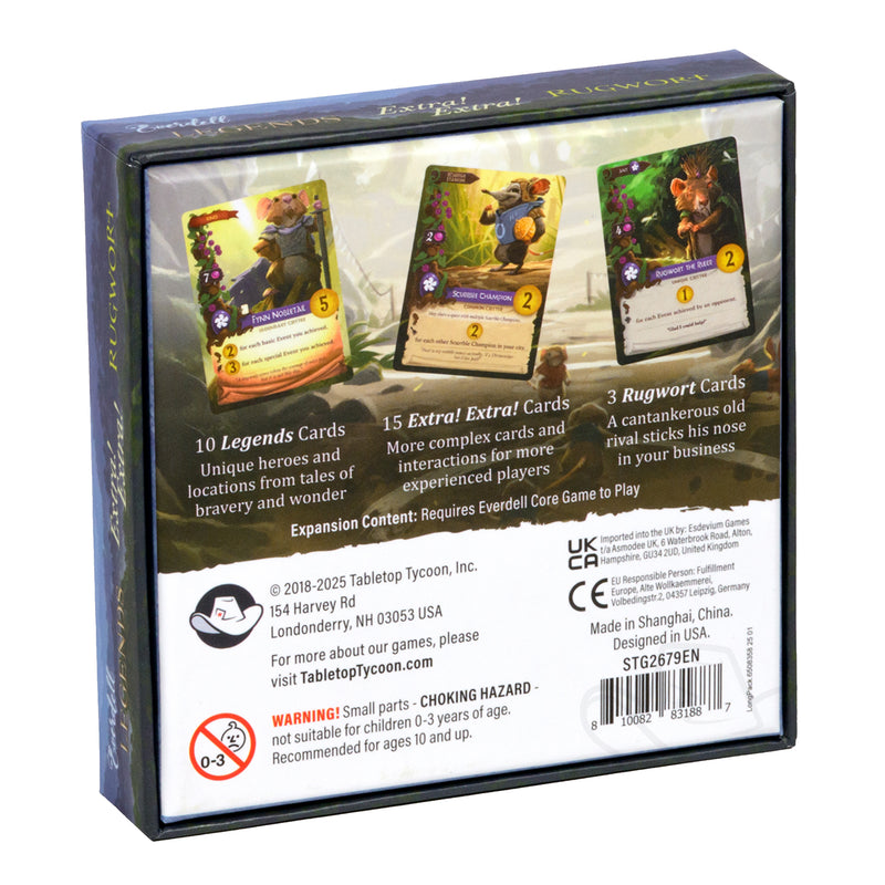 Load image into Gallery viewer, Everdell Legendary Extra Extra and Rugwort Card Expansion
