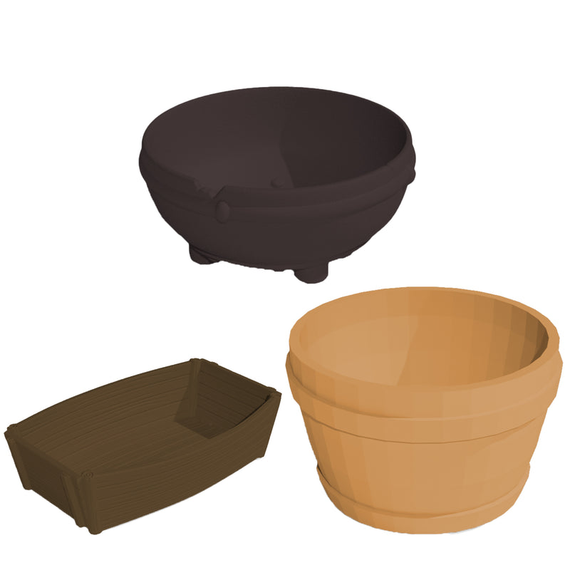 Load image into Gallery viewer, Everdell Silverfrost Deluxe Resource Vessels
