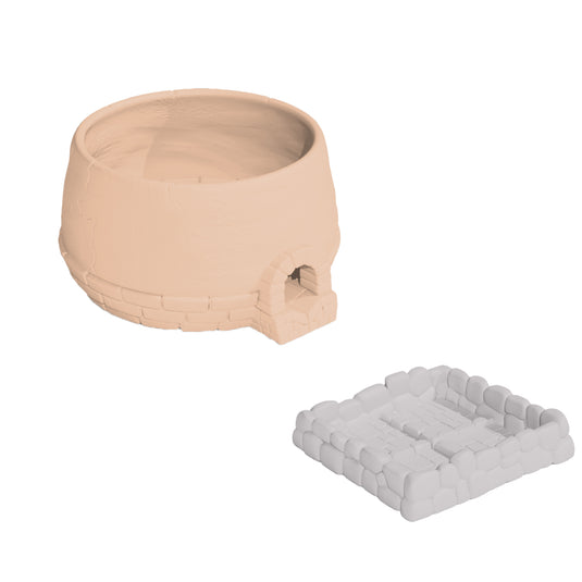 Everdell Silverfrost Deluxe Resource Vessels