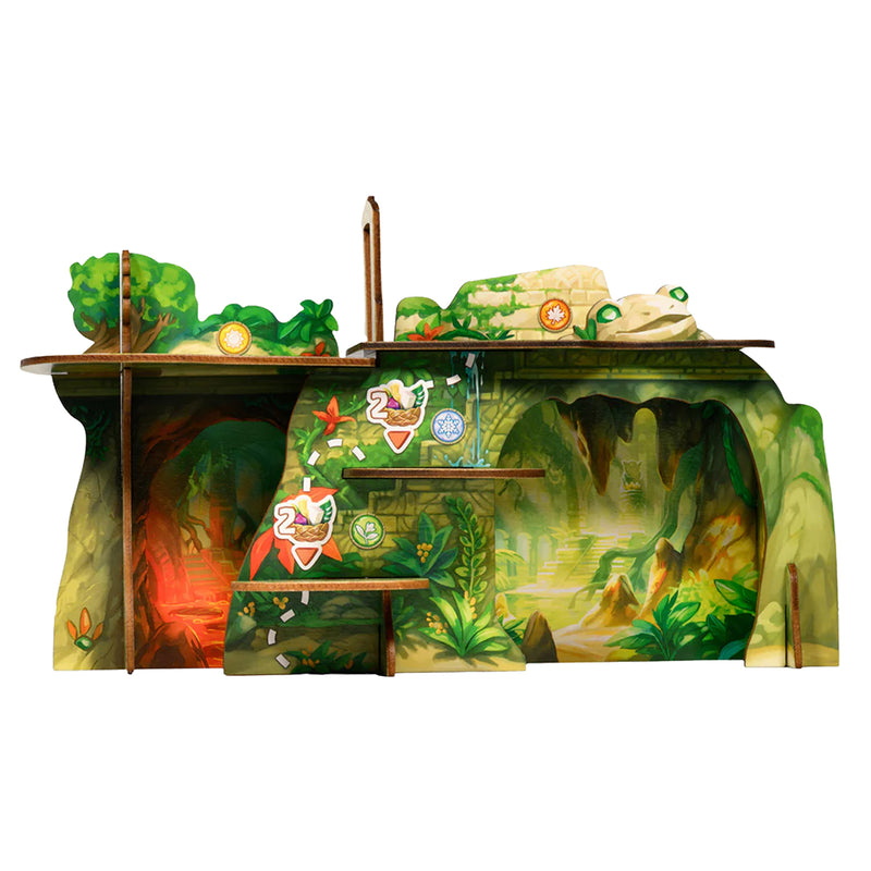 Load image into Gallery viewer, Emerland Wooden Ruins - Wooden ruin standees displayed.
