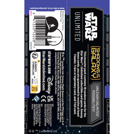star wars shadow of the galaxy booster box Star Wars: Unlimited