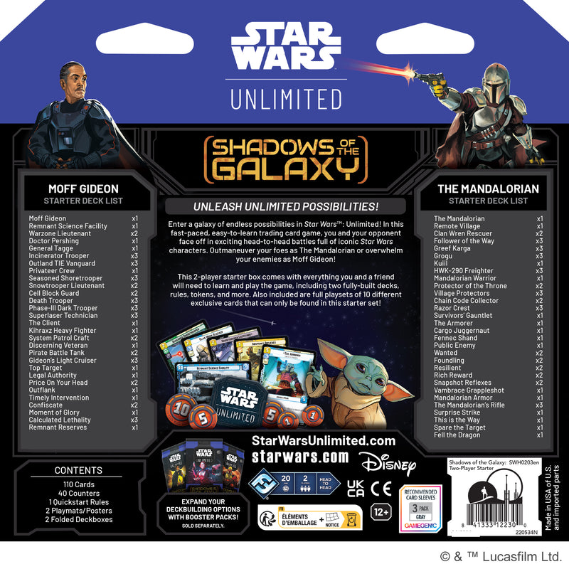 Load image into Gallery viewer, Star Wars: Unlimited - Shadows of the Galaxy: Two-Player Starter
