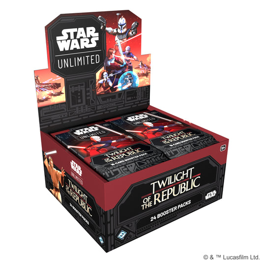 Star Wars: Unlimited Twilight of the Republic: Booster Display Asmodee USA Star Wars: Unlimited Twilight of the Republic: Booster Display Asmodee USA
