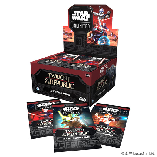 Star Wars: Unlimited Twilight of the Republic: Booster Display Asmodee USA Star Wars: Unlimited Twilight of the Republic: Booster Display Asmodee USA