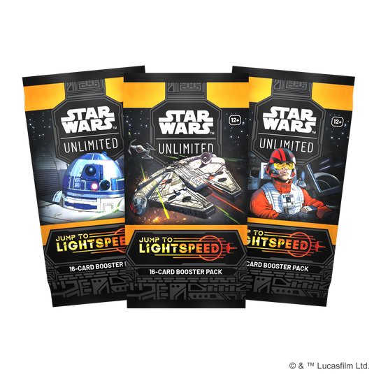 millennium pack booster box Star Wars: Unlimited – Jump to Lightspeed: Booster Display – Asmodee USA