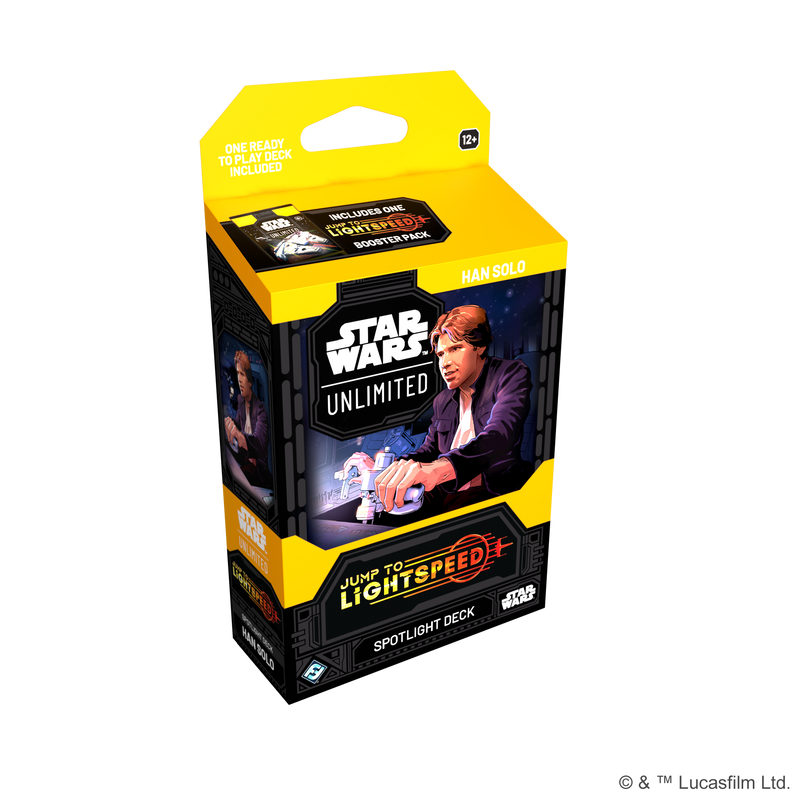 Load image into Gallery viewer, Star Wars: Unlimited – Jump to Lightspeed Spotlight Deck: Han Solo
