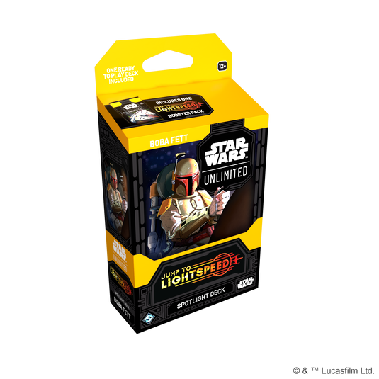 Star Wars: Unlimited Jump to Lightspeed Spotlight Deck: Boba Fett Asmodee USA Star Wars: Unlimited Jump to Lightspeed Spotlight Deck: Boba Fett Asmodee USA