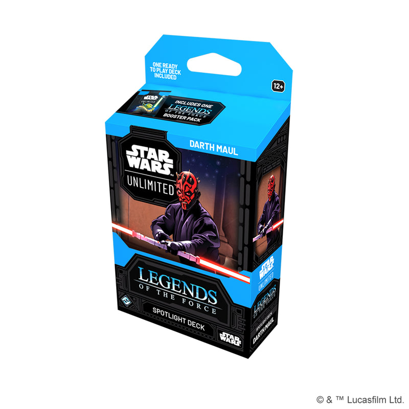 Star Wars: Unlimited - Legends of the Force: Spotlight Deck: Darth Mau Asmodee USA Star Wars: Unlimited - Legends of the Force: Spotlight Deck: Darth Mau Asmodee USA