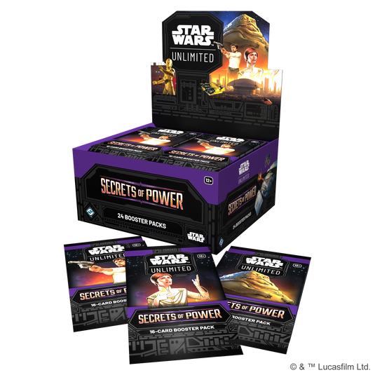 Star Wars: Unlimited - Secrets of Power: Booster Display