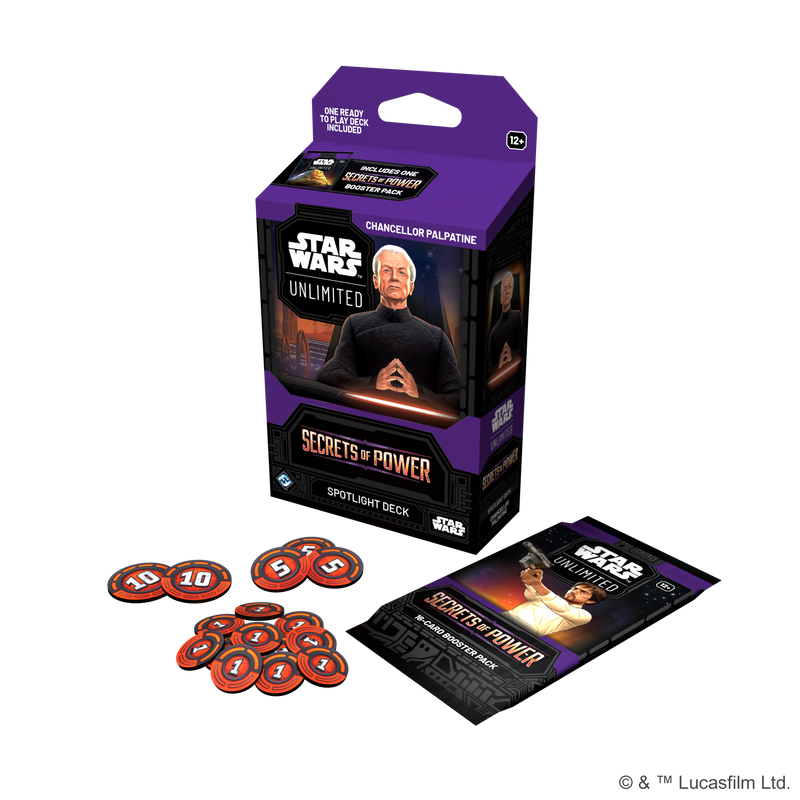 Load image into Gallery viewer, Star Wars: Unlimited - Secrets of Power: Spotlight Deck: Chancellor Palpatine
