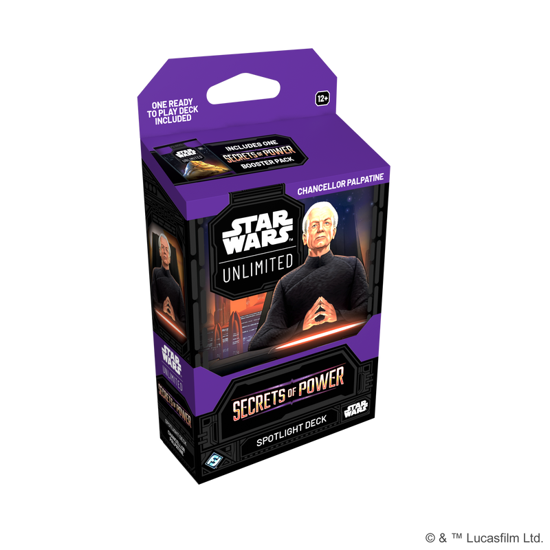 Load image into Gallery viewer, Star Wars: Unlimited - Secrets of Power: Spotlight Deck: Chancellor Palpatine
