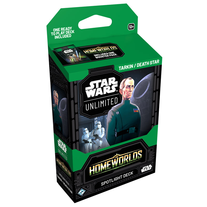 Load image into Gallery viewer, Star Wars: Unlimited – Homeworlds: Spotlight Deck – Grand Moff Tarkin - Front of packaging with art of Grand Moff Tarkin. 
