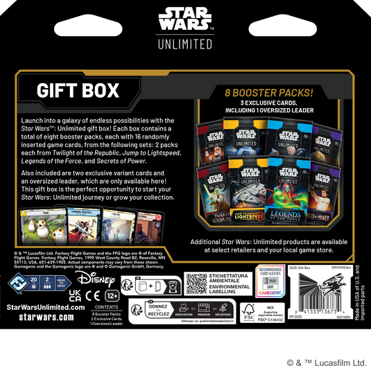 Star Wars: Unlimited 2025 Gift Box Asmodee USA Star Wars: Unlimited 2025 Gift Box Asmodee USA
