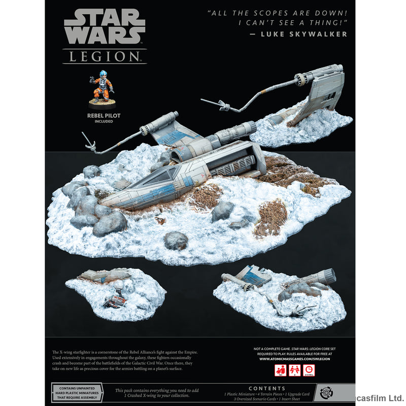 Load image into Gallery viewer, Star Wars: Legion - Crashed X-wing Battlefield Expansion
