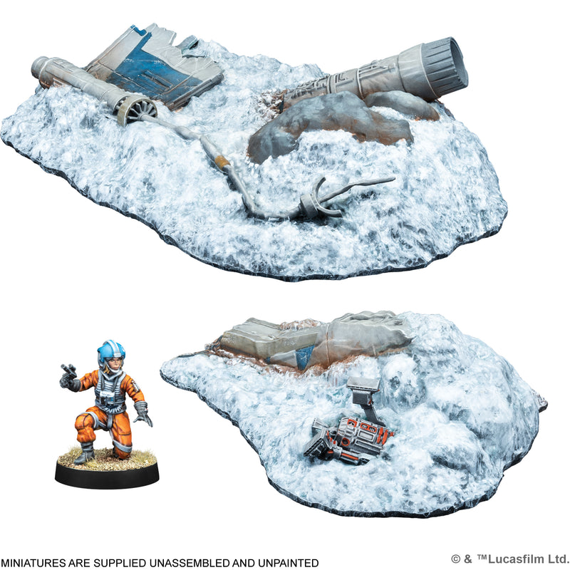 Load image into Gallery viewer, Star Wars: Legion - Crashed X-wing Battlefield Expansion
