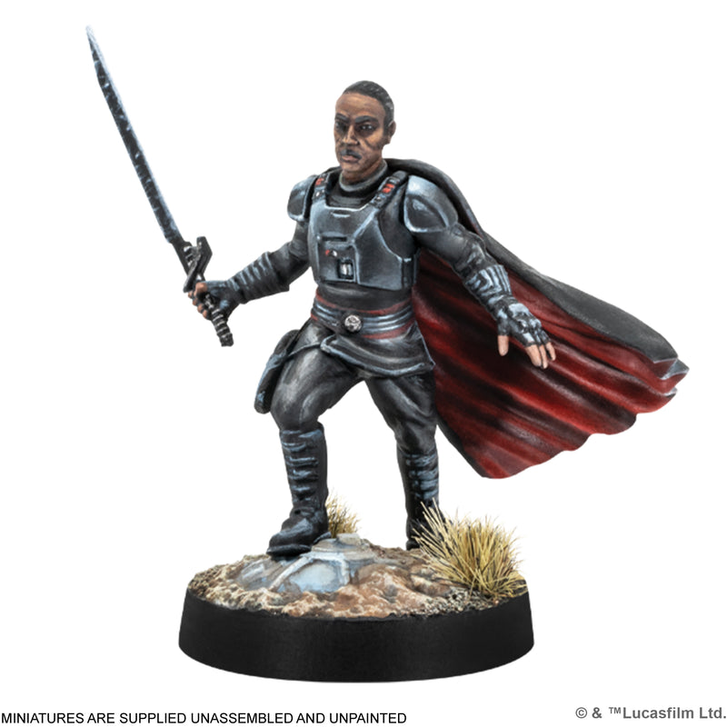Atomic Mass Games - Star Wars Legion: Moff Gideon Expansion - Comandante, Miniatura, Darksaber, Carte Comando - Per Adulti E Ragazzi 14+