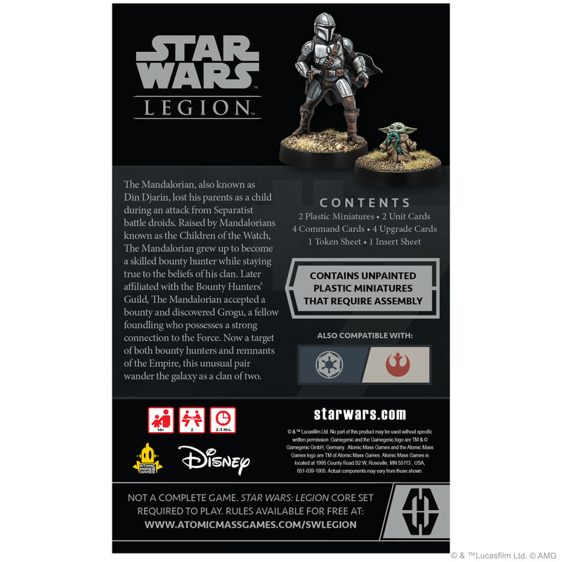 Load image into Gallery viewer, Star Wars: Legion - Din Djarin &amp; Grogu Operative Expansion
