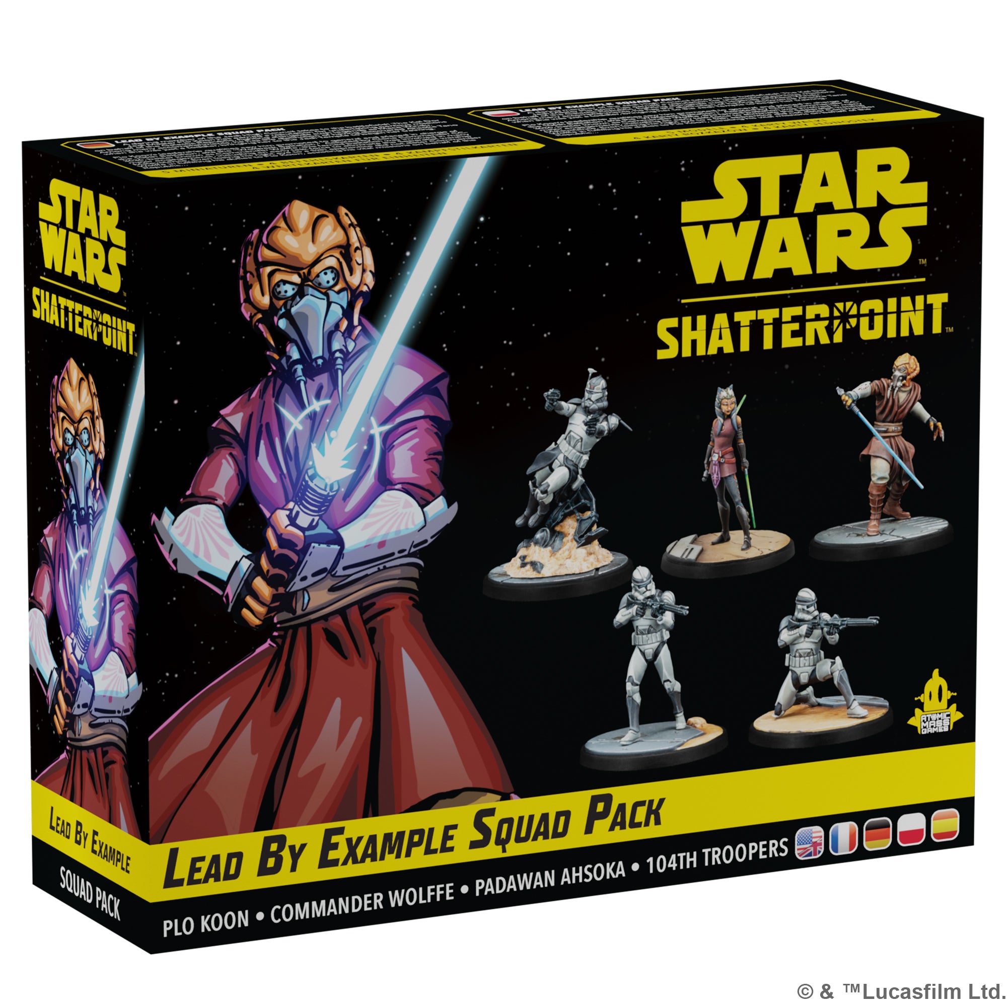 Star Wars Shatterpoint Lead by Example SQUAD PACK - Tabletop Miniatures ...