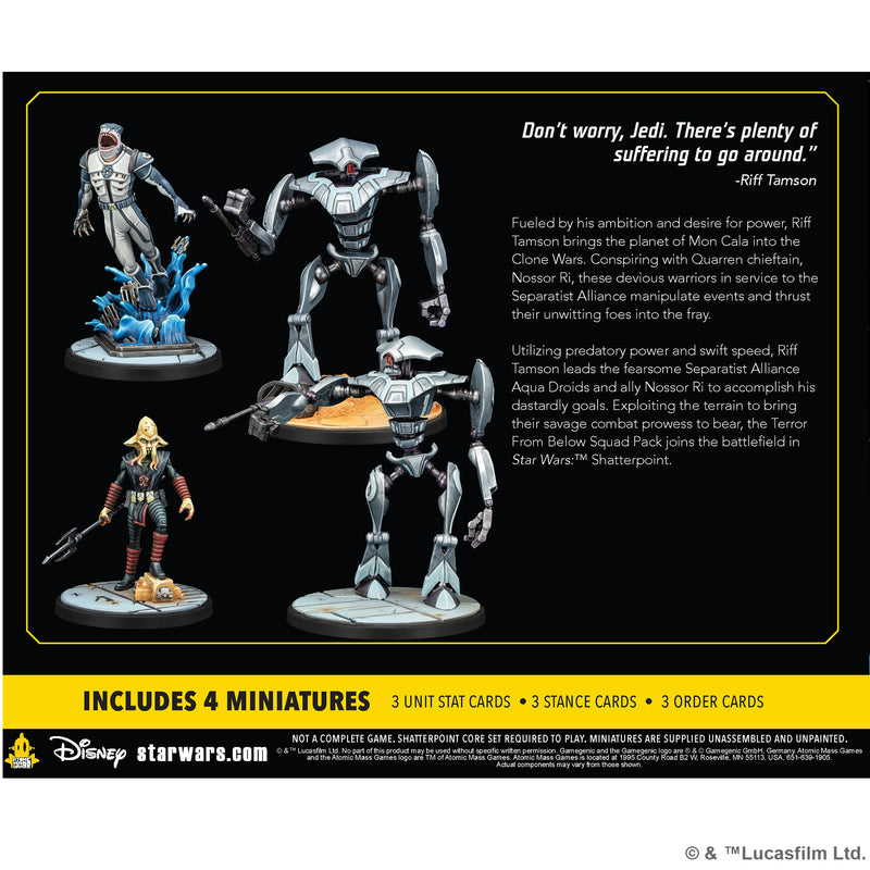 Load image into Gallery viewer, Star Wars: Shatterpoint - Terror From Below Squad Pack
