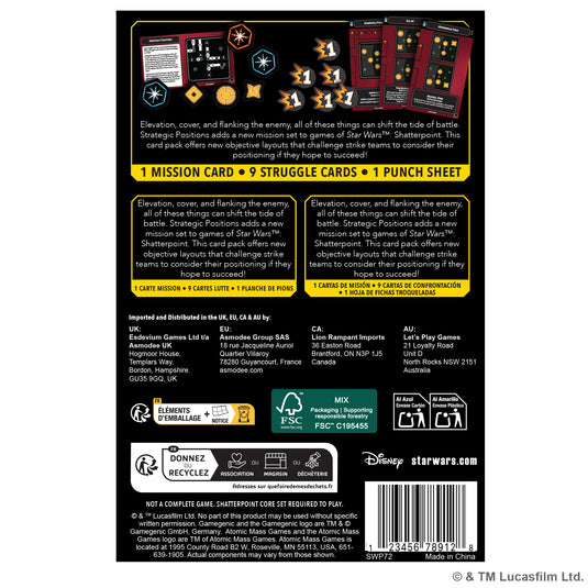 Star Wars: Shatterpoint – Strategic Positions