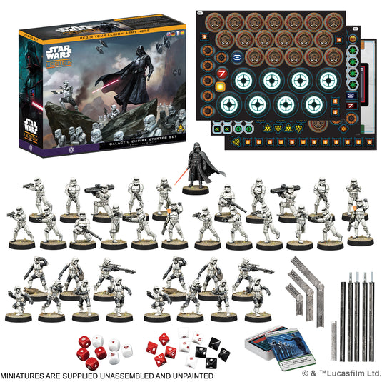 Star Wars: Legion Galactic Empire Starter Set Asmodee USA Star Wars: Legion Galactic Empire Starter Set Asmodee USA