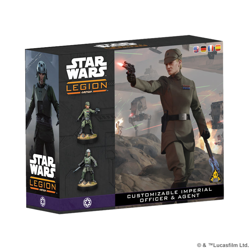 Load image into Gallery viewer, Star Wars: Legion - Customizable Imperial Officer &amp; Agent
