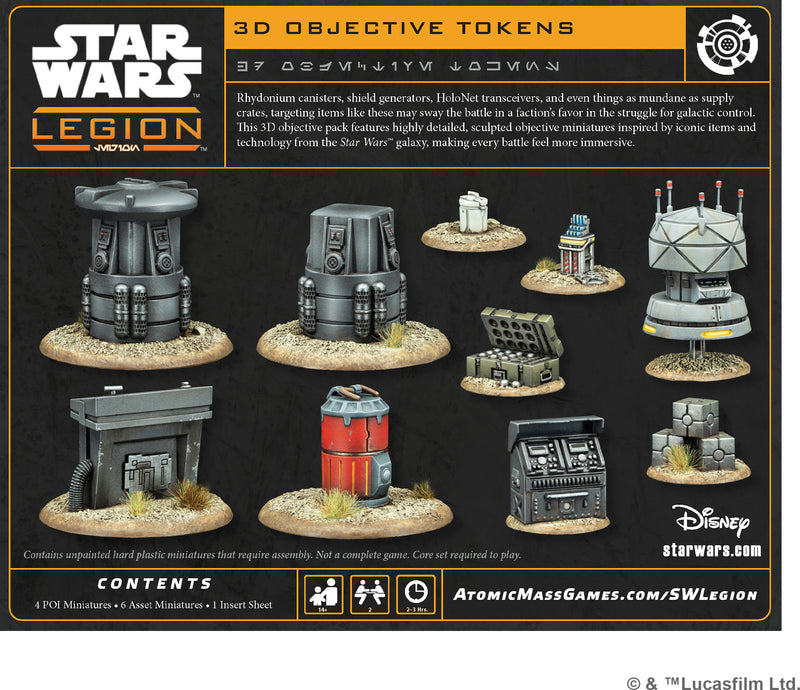 Load image into Gallery viewer, Star Wars: Legion - 3D Objective Tokens
