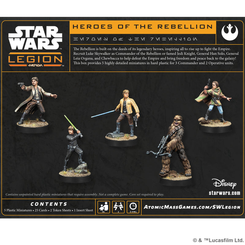 Load image into Gallery viewer, Star Wars: Legion - Heroes of the Rebellion Character Pack
