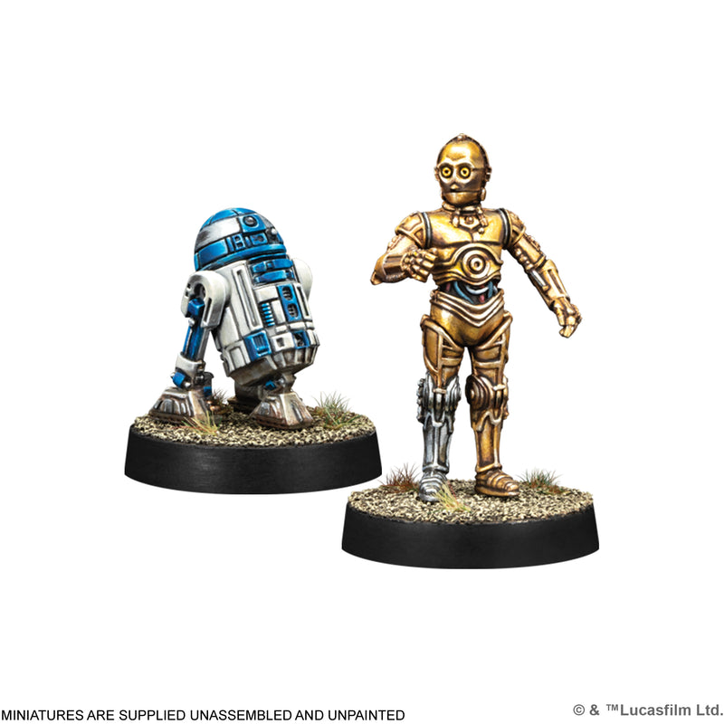 Load image into Gallery viewer, Star Wars: Legion - R2D2 &amp; C-3PO
