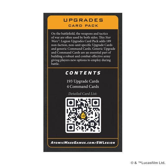 Star Wars: Legion - Upgrades Card Pack