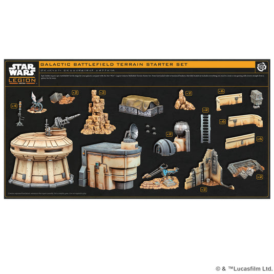 Star Wars: Legion – Galactic Battlefield Terrain Starter Set