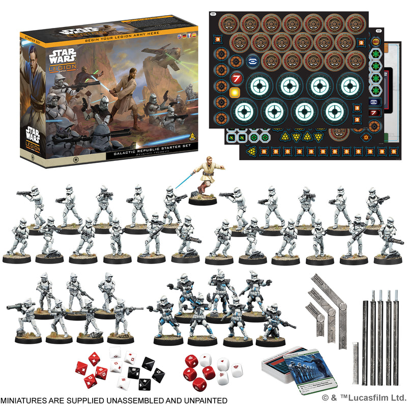 Load image into Gallery viewer, Star Wars: Legion - Galactic Republic Starter Set
