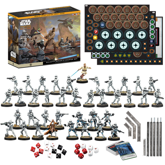 Star Wars: Legion - Galactic Republic Starter Set – Asmodee USA Star Wars: Legion - Galactic Republic Starter Set – Asmodee USA