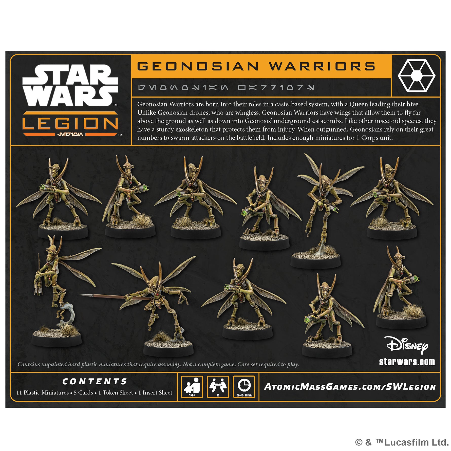 Star Wars: Legion - Geonosian Warriors Unit Expansion – Asmodee North ...
